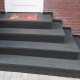 4 x 30 cm Granit Trittstufen Adrian Black schwarz 120 cm lang