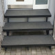 6 x 35 cm Granit Trittstufen Adrian Black schwarz 120 cm lang