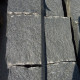 20 x 20 cm Granit Kleinmauersteine Adrian Black schwarz 40 cm lang