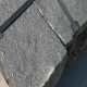 20 x 20 cm Granit Kleinmauersteine Adrian Black schwarz Detail