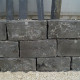 25 x 25 cm Granit Kleinmauersteine Adrian Black schwarz