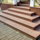 6 x 35 cm Granit-Trittstufen Raudona rot