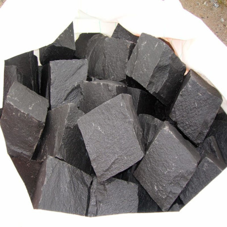Granit Pflastersteine Adrian Black schwarz Mosaikpflaster