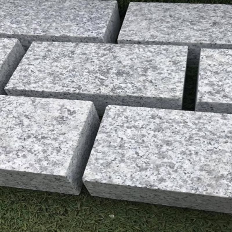 5 cm Granitpflaster Griys hellgrau, gesägt