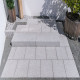 12 cm starke Granit Pflasterplatten Griys hellgrau 40 x 30 cm