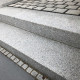 20 x 40 cm Granit Blockstufen Griys hellgrau 200 cm lang