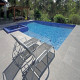 3 cm starke Granit Terrassenplatten Alvaro anthrazit