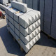 20 x 20 cm Limes Granitpfosten Griys hellgrau 200 cm lang