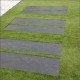 3 cm starke Schiefer Terrassenplatten schwarz 100 x 100 cm