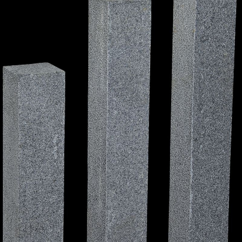 15 x 15 cm Granitpfosten Alvaro anthrazit