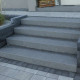 15 x 45 cm Granit Blockstufen Alvaro anthrazit 80 cm lang