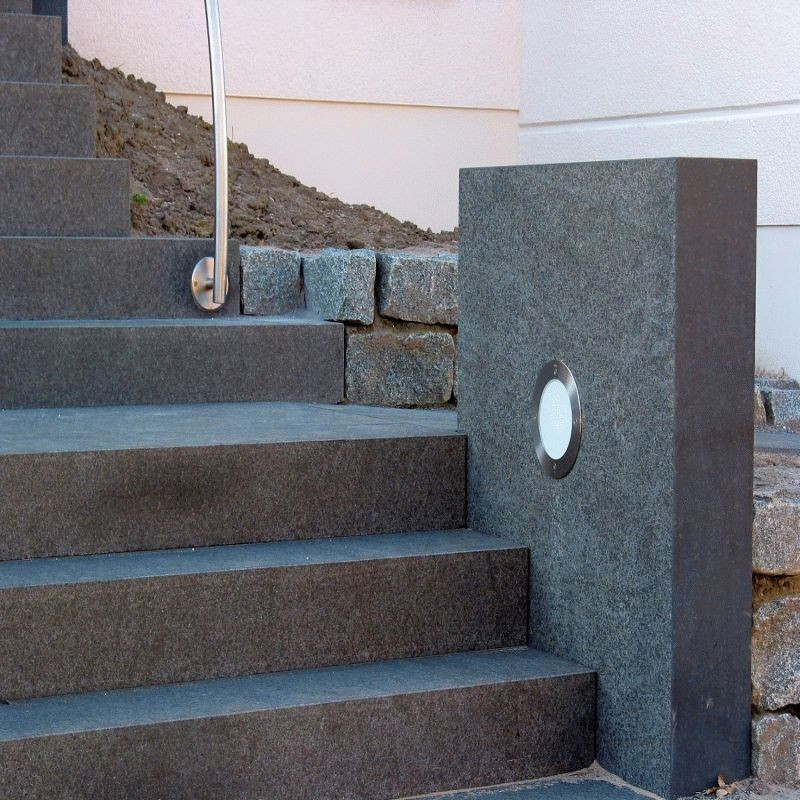 15 x 45 cm Granit Blockstufen Alvaro anthrazit
