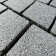 16 cm starke Granit Pflasterplatten Elena weißgrau 60 x 30 cm