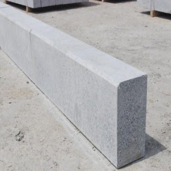 10 x 25 cm Granit-Bordsteine Elena weiß grau
