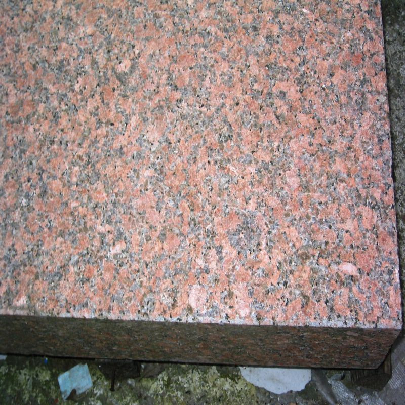 20 x 45 cm Granit Blockstufen Laahs rot