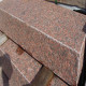 10 x 25 cm Granitpalisaden Laahs rot 250 cm lang