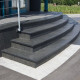 8 x 35 cm Granit Trittstufen Pedro Black schwarz 80 cm lang