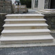 8 x 30 cm Granit Trittstufen Tiago gelb 300 cm lang