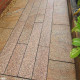 3 cm starke Granit Terrassenplatten Tiago gelb geflammt Format 40 x 40 cm